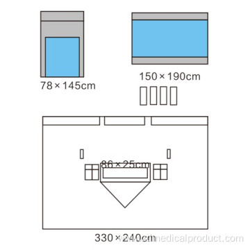 Orthopedic-Set Vertical Drape Set Large